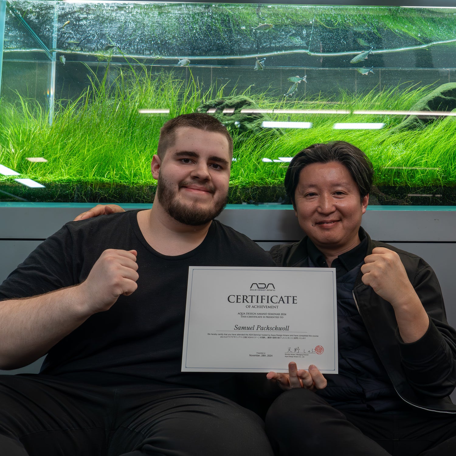 Pachi Aquarium und Yosuke Homma in der ADA Nature Aquarium Gallery