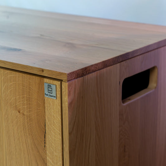 Aquarium Massivholz Unterschrank 100x50cm - Pachi Aquarium